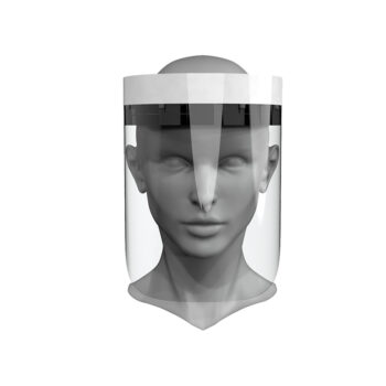 Mascara de protección facial 500 micrones